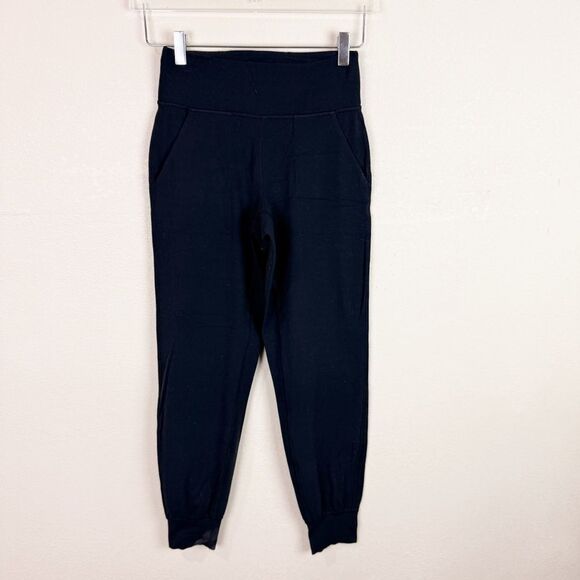Lululemon Black Align Joggers Leggings Size 4 - Picture 1 of 9